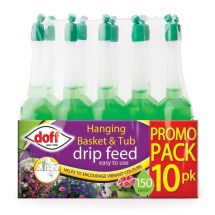 Doff 10pc Hanging Basket & Tub Drip Feeders Doff 10pc Hanging Basket & Tub Drip Feeders